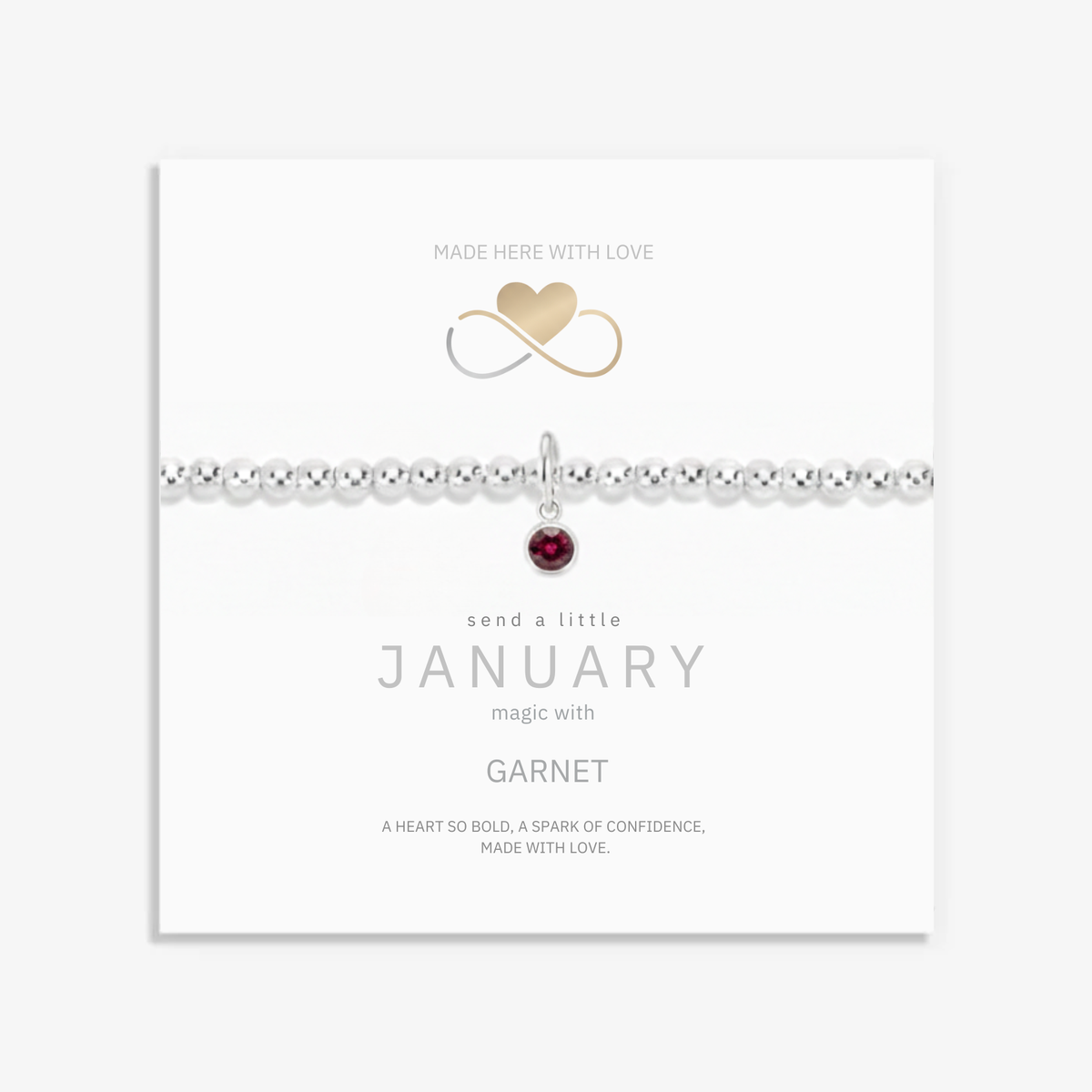 January Birthstone Bracelet Gift