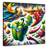 Veggie Villains and Heroes Canvas