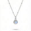 Moonstone Silver Necklace