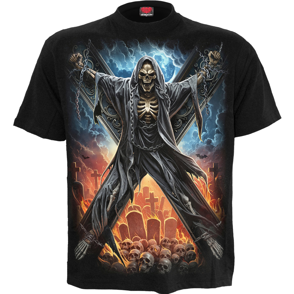 CROSSED OVER - T-Shirt Black