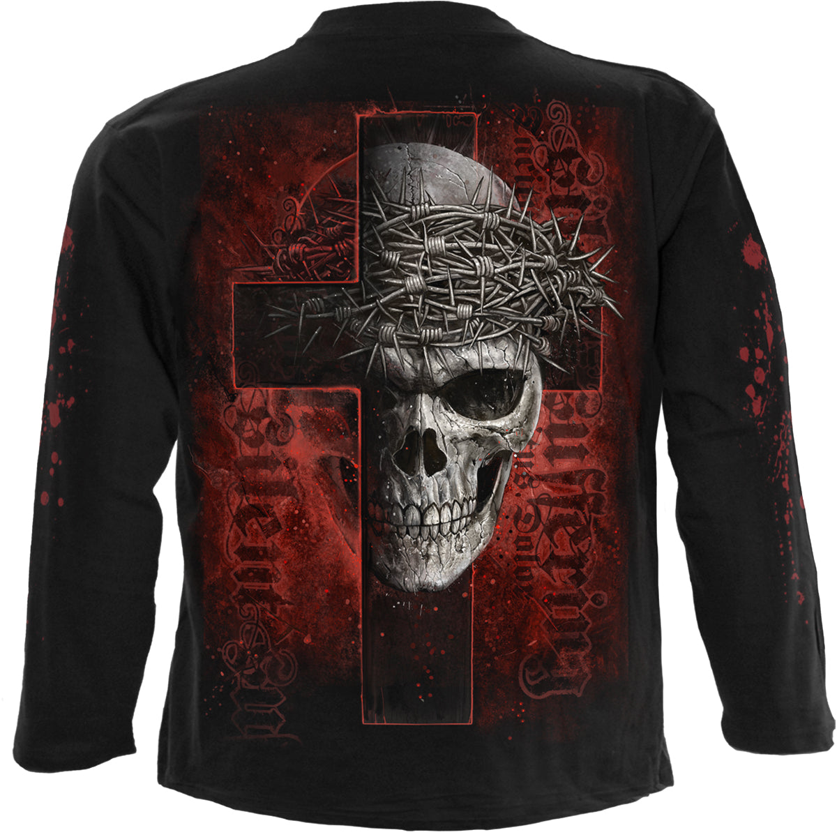 SILENT SUFFERING - Longsleeve T-Shirt Black