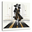 Catwalk Elegance Unveiled Canvas