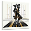 Catwalk Elegance Unveiled Canvas