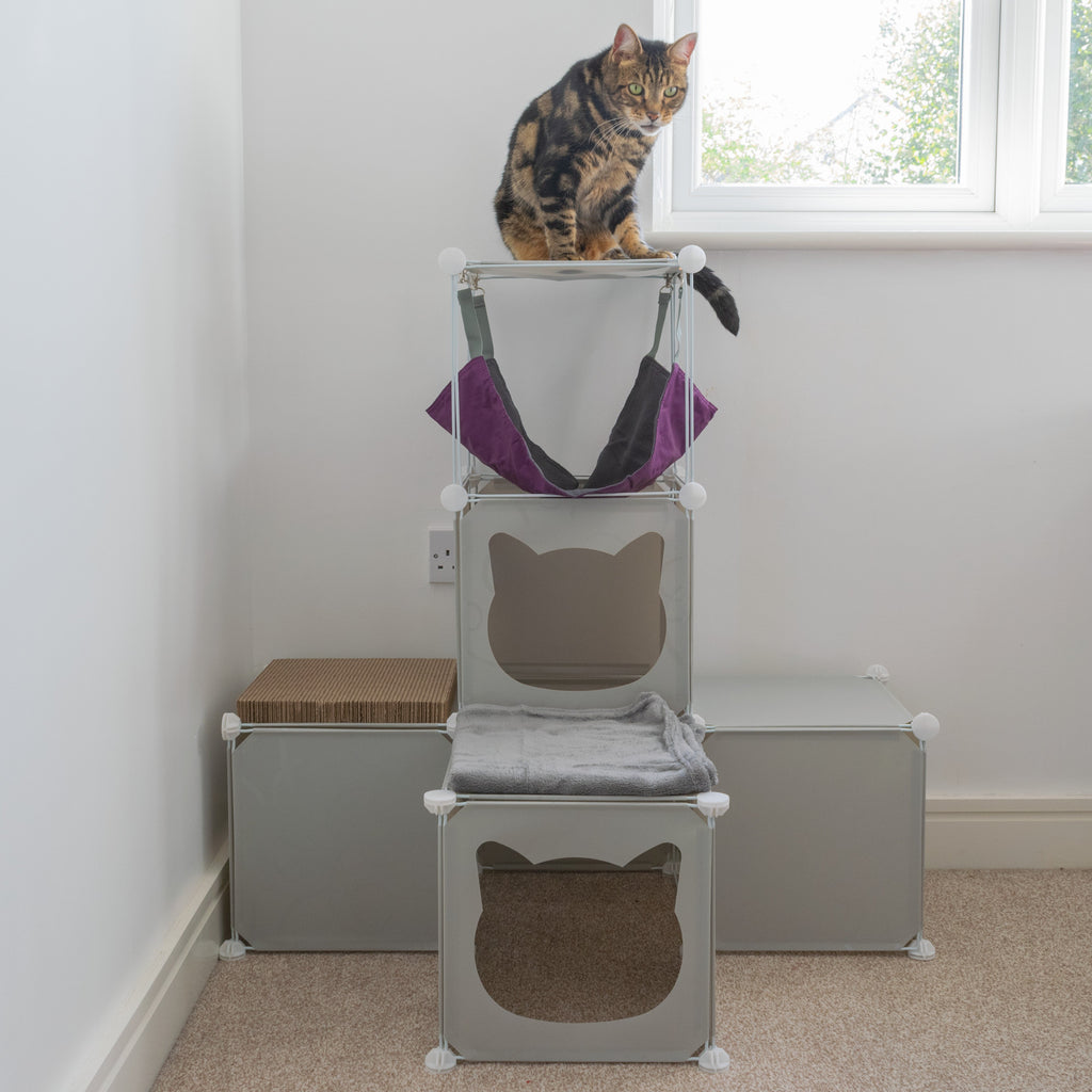 Kitty Cubby Cat Cube Play Tower MIDI