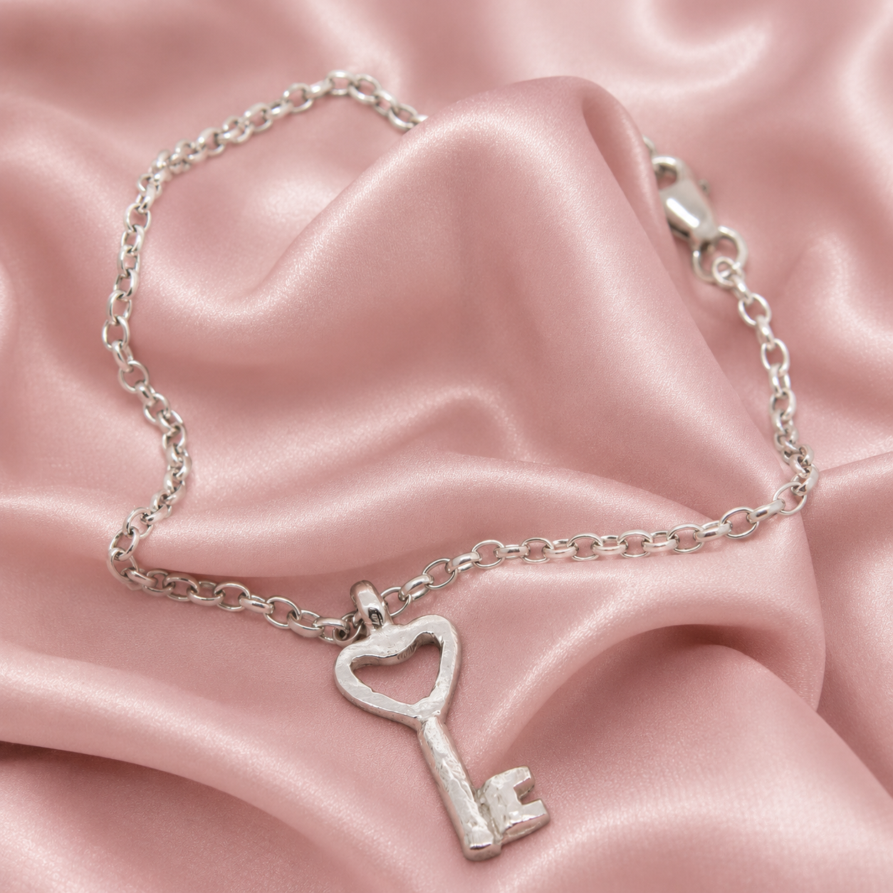 Key to my Heart Chain Bracelet