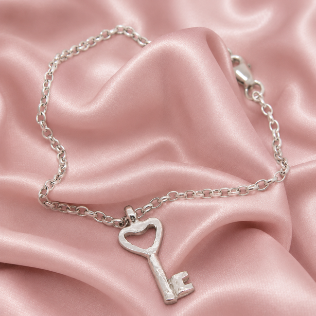 Key to my Heart Chain Bracelet