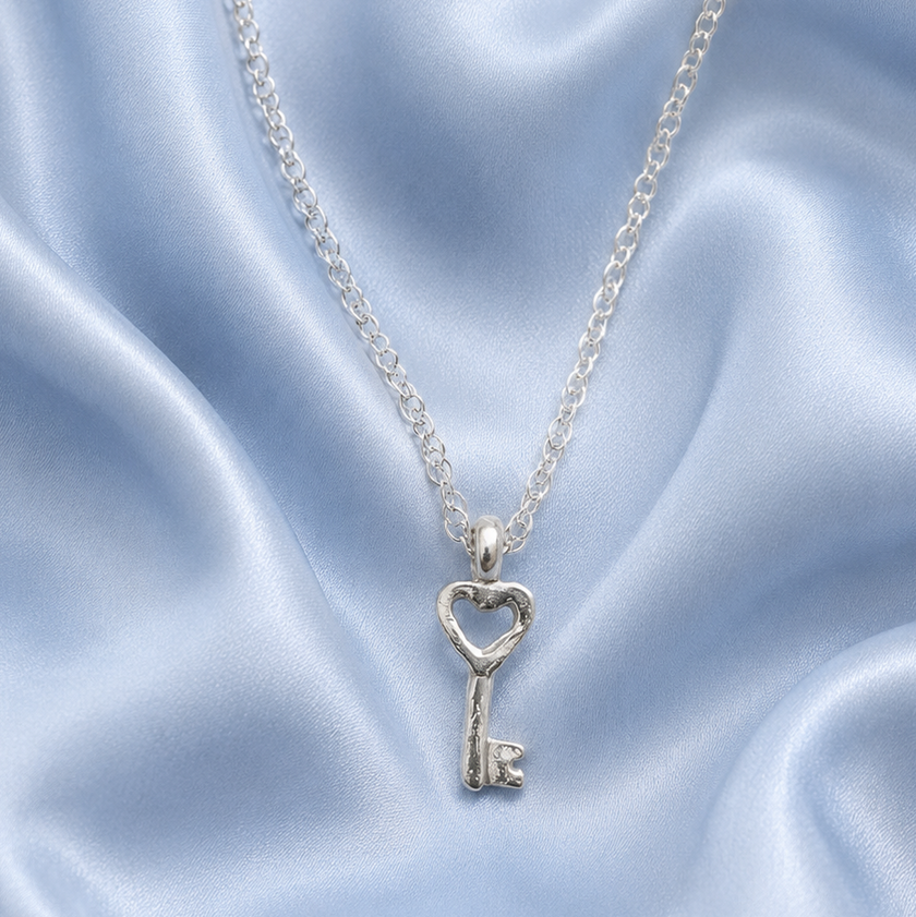 Key to my Heart Rope Chain Necklace