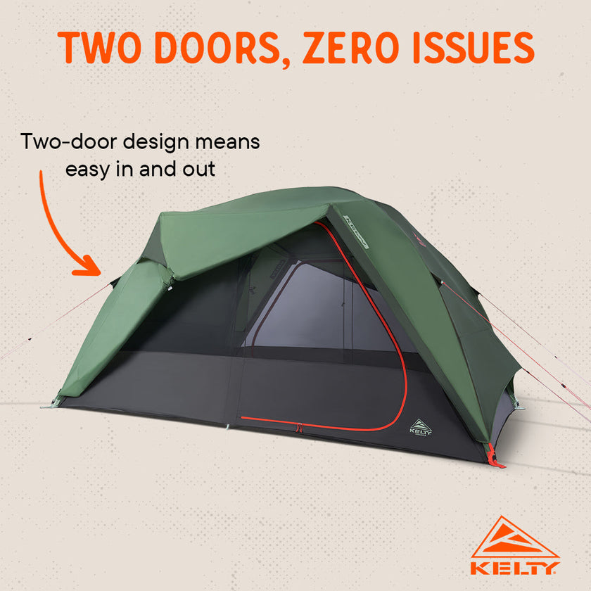 Kelty Wireless 8 Person Tent - Dill/Black Forest