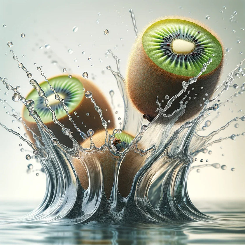 Kiwi Splash Elegance Canvas