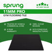 11mm PRO Heavy-Duty Gym Rubber Mats