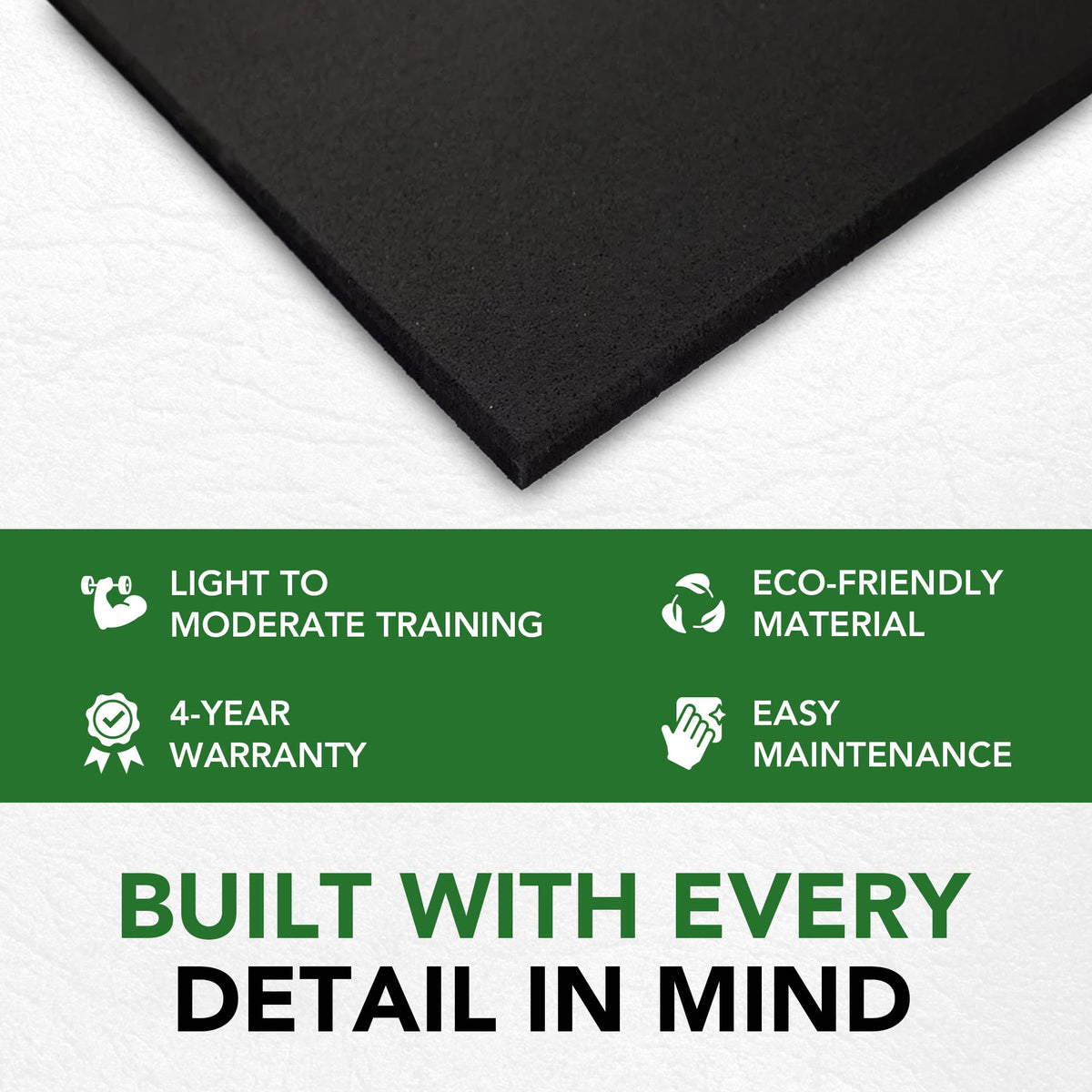 11mm PRO Heavy-Duty Gym Rubber Mats