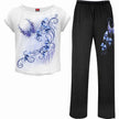 BLUEBELL FAIRY – 4-teiliges Gothic-Pyjama-Set