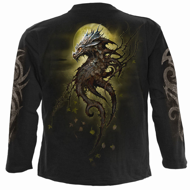 OAK DRAGON - Langarm-T-Shirt Schwarz