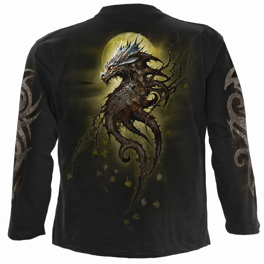 OAK DRAGON - Langarm-T-Shirt Schwarz