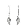 Large Angel Wing Hoops