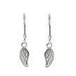 Large Angel Wing Hoops