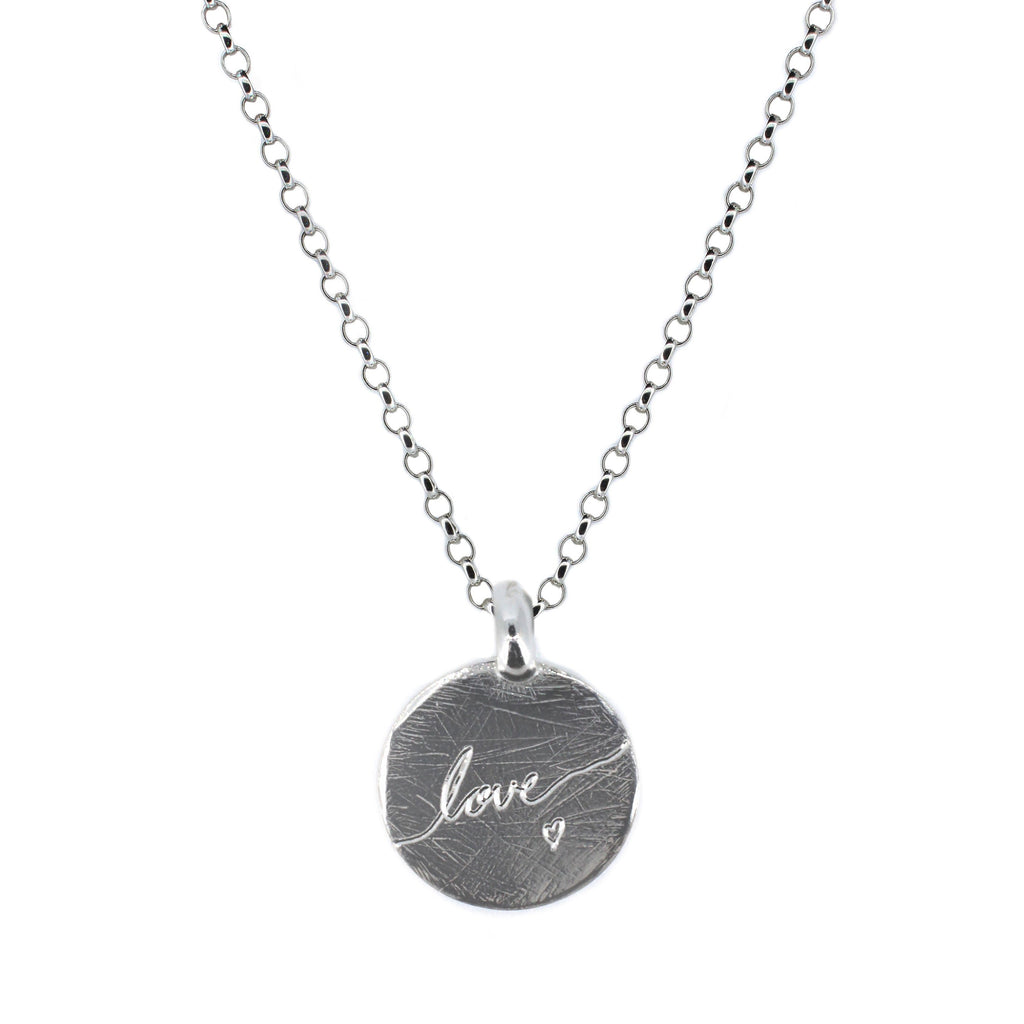 Love Disc Necklace