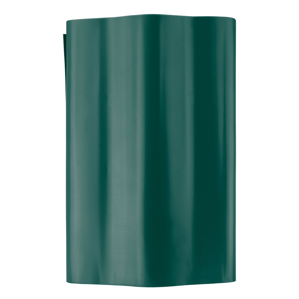 Wavy Plastic Garden Lawn Edging, H=25CM, L=9M, Green