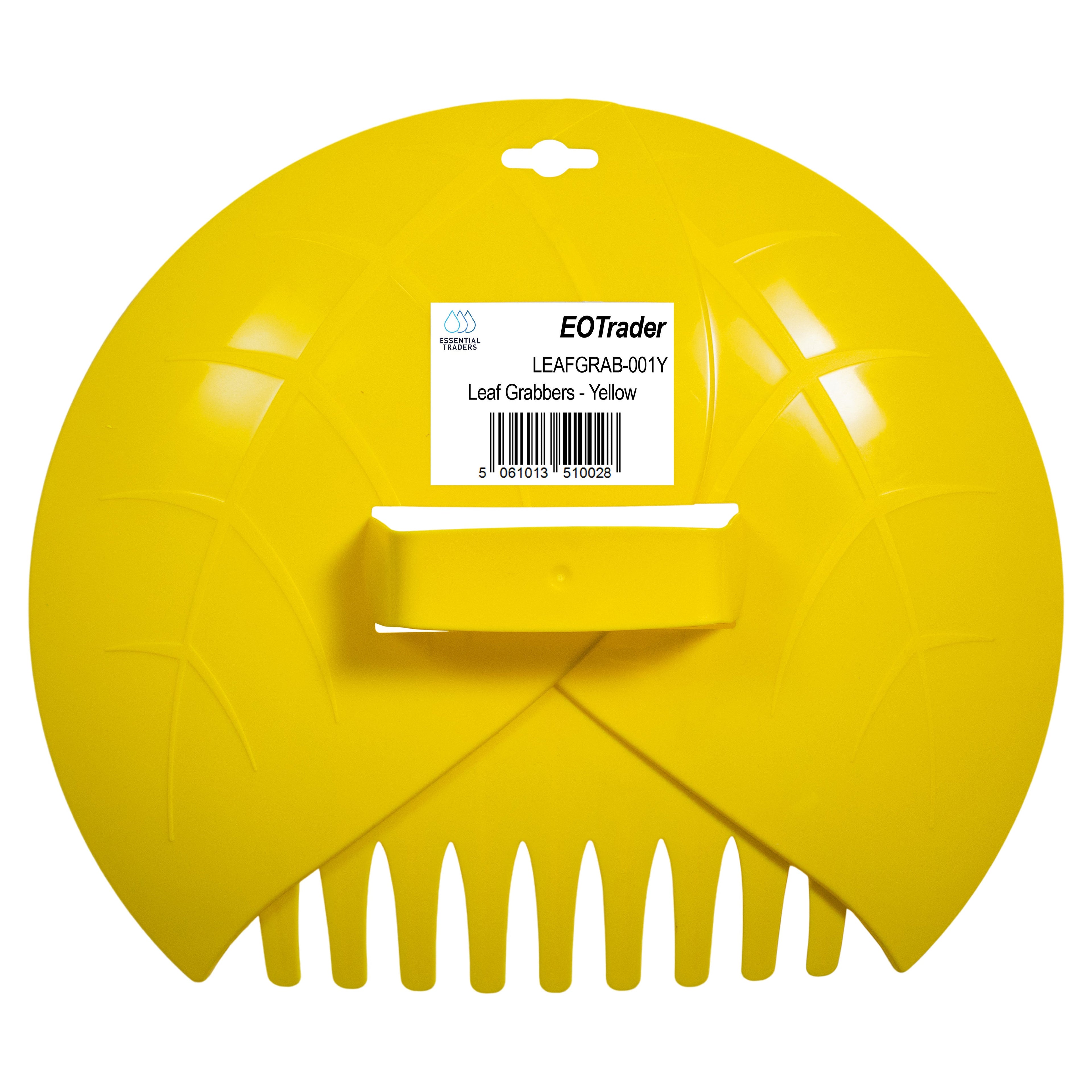Leaf Grab Garden Cleaning Scoops, Yellow