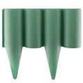 Lawn Edging, Plastic Palisade Wood Effect, 2.5m Box, Green