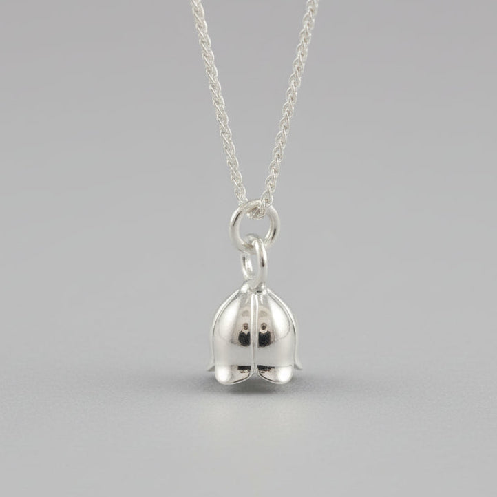 Lily Of The Valley Flower Silver Charm