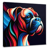 Abstract Boxer Emotional Landscape Canvas
