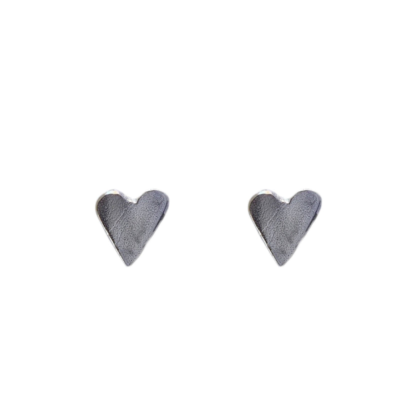 Large Heart Studs