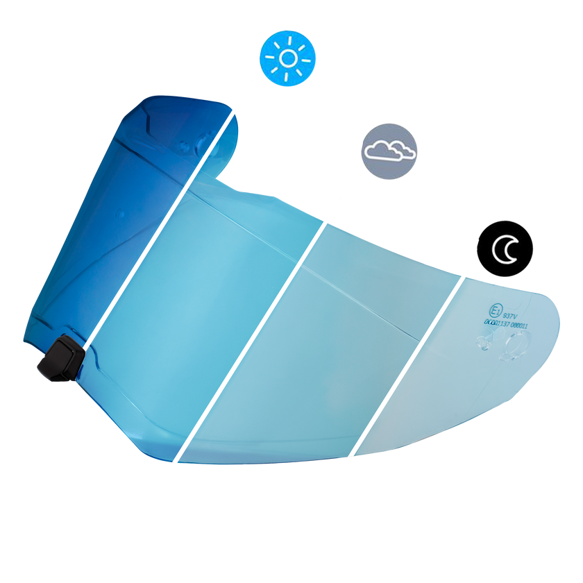 Legacy Shield Outer- Photochromic Blue