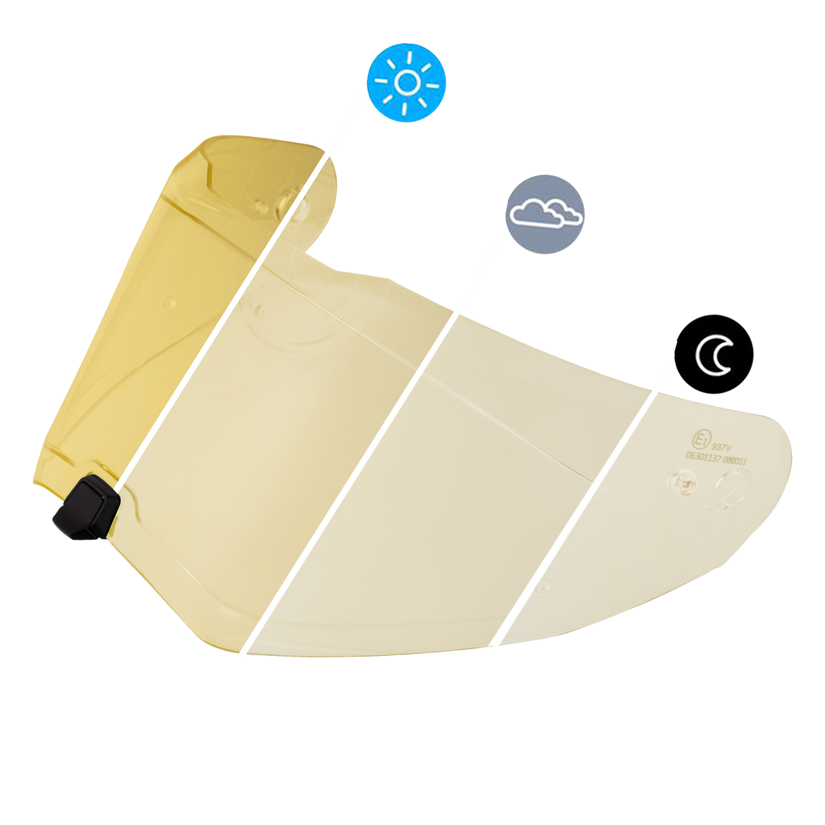 Legacy Shield Outer- Photochromic Gold