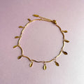 Leela Luxe 18k Gold Plated Anklet