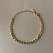 Capri Luxe 18k Gold Plated Textured Bracelet