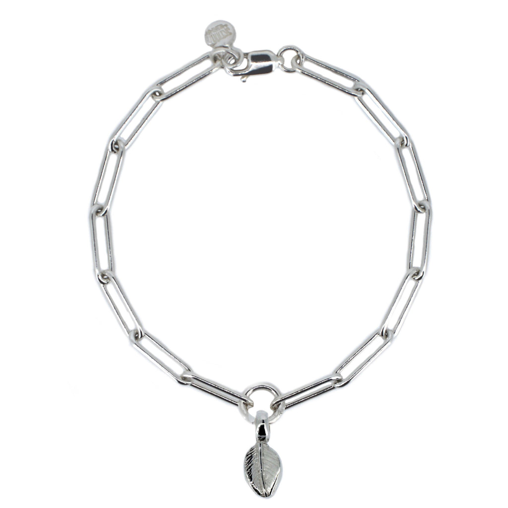 Leaf Trace Chain Bracelet