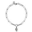 Pulsera de cadena con hojas