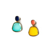 Kitty Mismatch Transparent Earrings