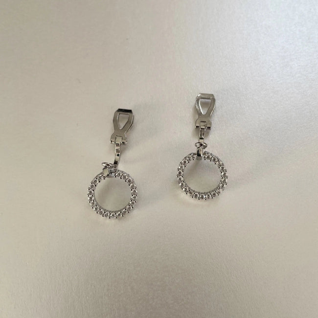 Mayaserena Diamante Clip On Earrings