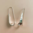Kimora Silver Tone Spiral Curl Earrings