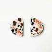 Kayleigh Half Disc Earrings