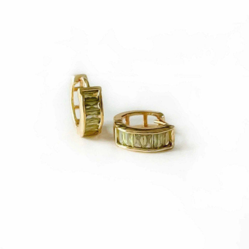 Emmie Green Juwelen Huggie Creolen