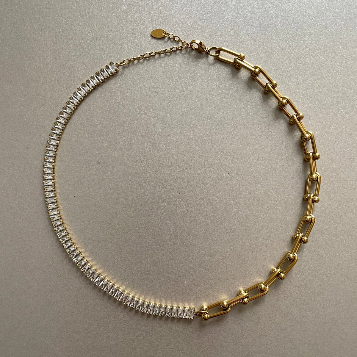 Aurielle Luxe vergoldete Diamantkette (18 Karat)