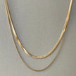 Milan Luxe 18k Gold Plated Double Layer Chain