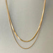 Milan Luxe 18k Gold Plated Double Layer Chain