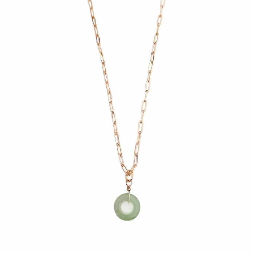 Linia Aventurine Ring Necklace