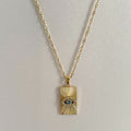 Domenique Luxe 18k Gold Pendant Necklace