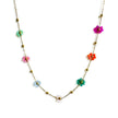 Collar de flores con cuentas multicolores Lucy