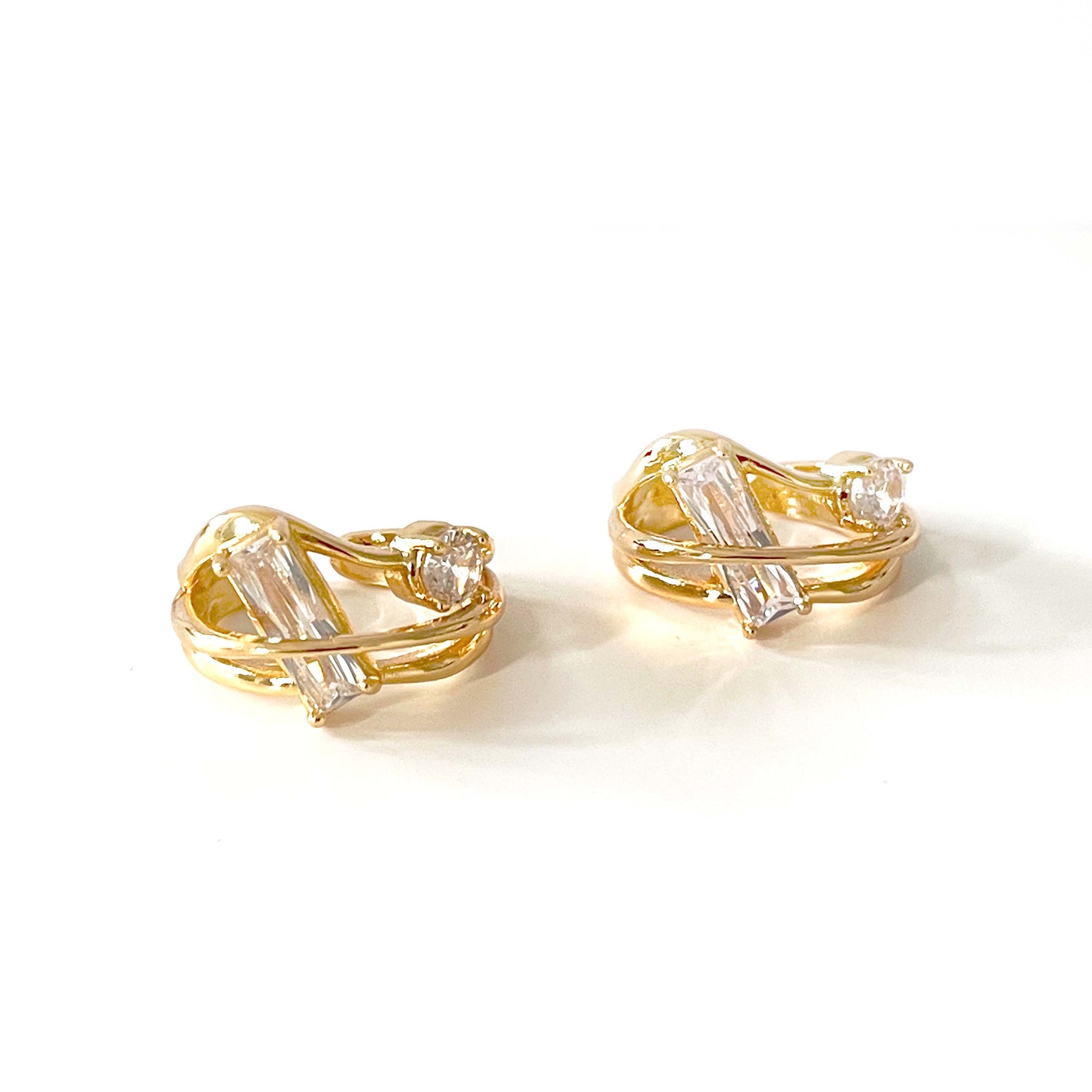 Luciana Gold Statement Jewel Ring