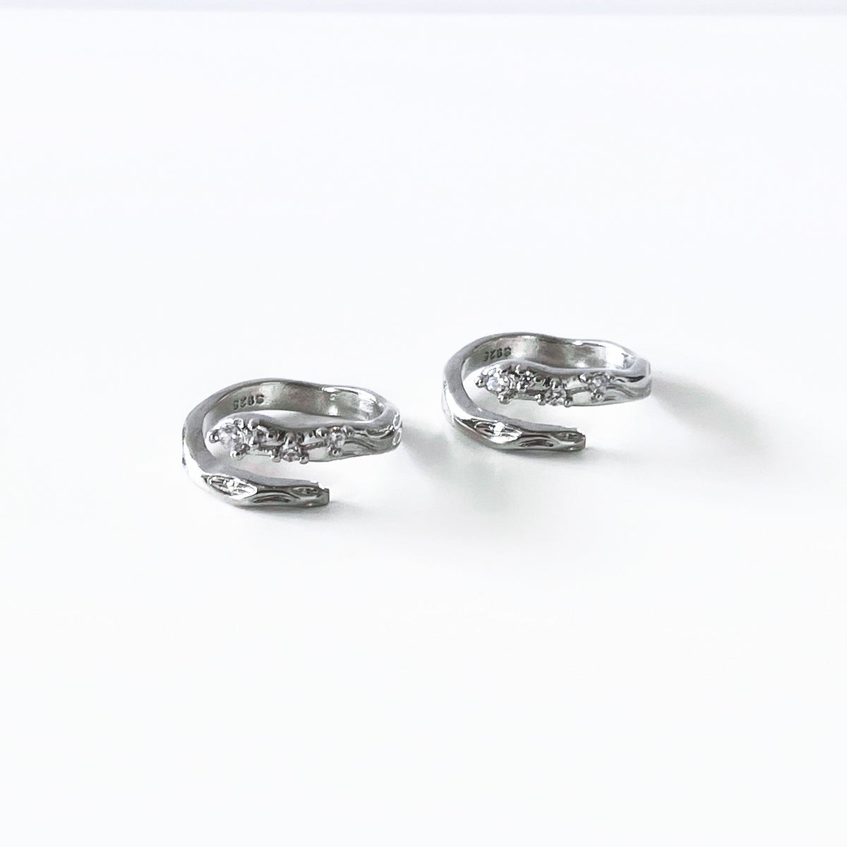 Selma Silver Tone Wrap Ring
