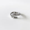 Selma Silver Tone Wrap Ring
