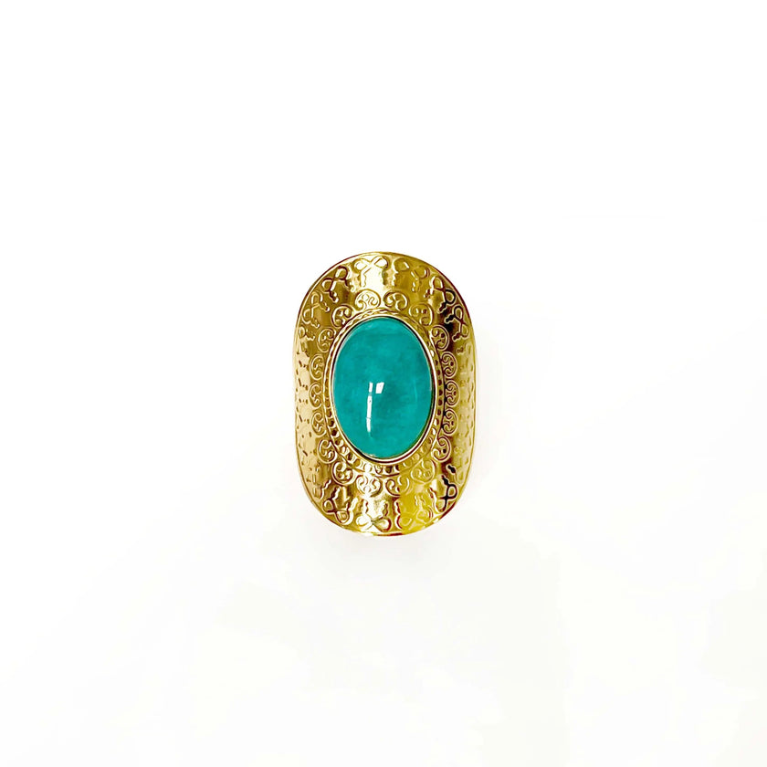 Azura Luxe 18 Karat vergoldeter Ring