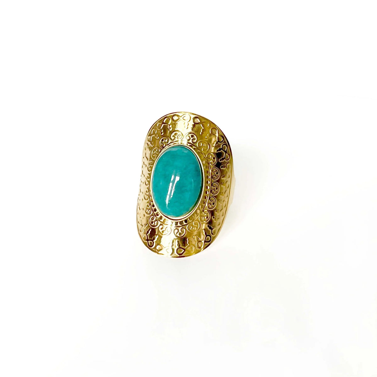 Azura Luxe 18 Karat vergoldeter Ring
