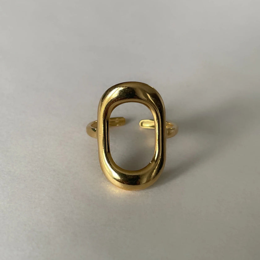 Cassidy Luxe 18 Karat vergoldeter Ring